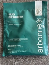 Arbonne Golden Renewal Protein 7  packets 1.4oz Each New Sealed Detox Supplement picture