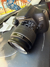 Canon EOS 2000D 24.1MP Digital SLR Camera w/ EF-S 18-55mm Lens Black IS picture
