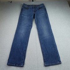 Lucky Brand Jeans Womens 8/29 Blue Sweet Mid Rise Straight Denim Stretch picture
