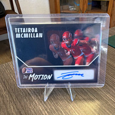 Leaf 2025 Pro Set Metal In Motion Tetairoa McMillan Auto Serial #/10 SM-TMM picture