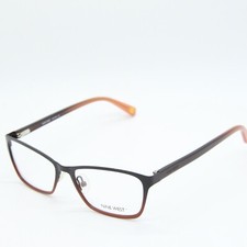 NEW NINE WEST NW 1043 261 BLACK BROWN AUTHENTIC EYEGLASSES 51-15 picture