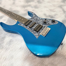 Full Size Blue Electric Guitar ST SSH Configuration Fast Shipping picture