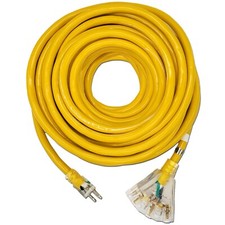 10 Gauge (10 ft, 25 ft, 50 ft, 100 ft) 3 Outlet Lighted Extension Cord - 10 Awg picture