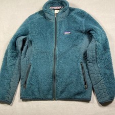 Patagonia Jacket Womens Medium Teal Blue Synchilla Solid Fleece picture