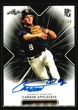 2021 Leaf Perfect Game Carson Applegate Black /50 AUTO #BA-CA1 picture