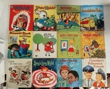 Huge Lot Of 12 Vintage Whitman Tell A Tale Books picture