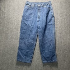 VTG Premier International jeans Denim Carpenter 36x26 Men's Relaxed Medium Wash picture