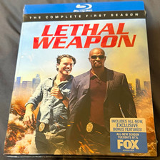 Warner Bros Lethal Weapon Complete First Season 1 Blu-ray 2017 w/Slip Cover picture