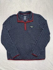 L.L. Bean Men’s Fleece Print Pullover Slightly Fitted Sweater Size Large picture