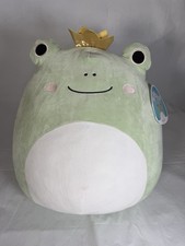 Squishmallows Baratelli The Frog Prince 16-Inch Kellytoy Soft Plush NWT picture