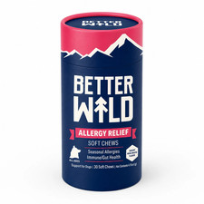 Better Wild Dog Allergy Relief Soft Chews Skin Itching Scratching 30 ct picture