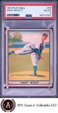 1941 Play Ball Whit Wyatt #55 PSA 4 picture