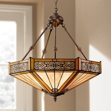 Stratford Bronze Pendant Chandelier 20 3/4