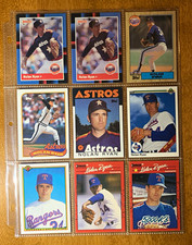 196-Card Lot: Vintage Nolan Ryan Baseball Cards picture