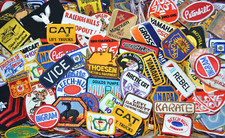 PREMIUM 20 NOS Authentic Vintage Patch Bulk Lot Car Tobacco Trucking Beer Retro picture