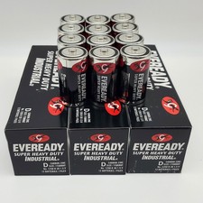 Eveready D Batteries Super Heavy Duty Carbon Zinc 1.5V 1250 R20 Case of 48 picture