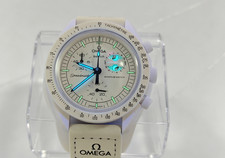 OMEGA x Swatch Mission to the Moonphase White Moon Phase picture