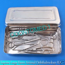 Equine Large Farm Animal Ophthalmology Kit - Premium Ophthalmic Surgery Kit Vet picture