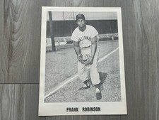 Ultra Rare 1956 Frank Robinson Burger Beer Premium Photo HOF Pre Rookie Reds  picture