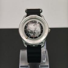 Magnet Orbit Moon Luminous Magnetic Unique Design Men Watch Silicone Strap picture