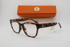 NEW TORY BURCH TY 4010U 1519 HAVANA BROWN GOLD AUTHENTIC EYEGLASSES 52-19 picture