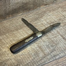 Vintage Camillus Cutlery Co. TL-29 Pocket Knife Wood handle picture