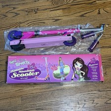 RARE Bratz Play Sportz Foldable Aluminum Scooter Pink Purple MGA 2000s picture