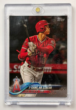2018 Topps Update Shohei Ohtani #US189 3-Game HR Streak Rookie Card RC picture