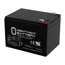 Mighty Max 12V 12Ah F2 SEALED LEAD ACID DEEP-CYCLE RECHARGEABLE BATTERY picture