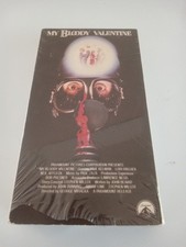 My Bloody Valentine VHS 1981 Paramount  NTSC R Full Screen Horror Slasher picture