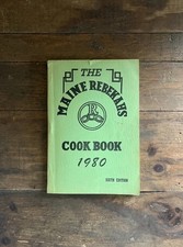 The Maine Rebekahs Cookbook Vintage 1981 ed. Recipes Cooking Maine Green Cover picture