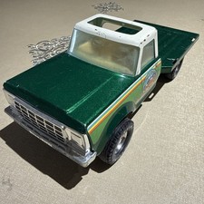Vintage Nylint Farms Pressed Steel Stake Bed Green - 1970s or 1980's picture