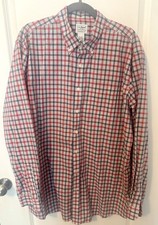 L.L.Bean Men's XL Tall Traditional Fit Plaid Shirt Wrinkle-Free 100% Cotton picture