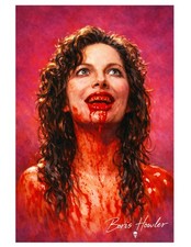 BORIS HOWLER ALUCARDA 1977 8.5X11 Art Print SIGNED CULT HORROR picture