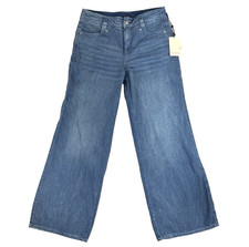 NYDJ  High Rise Teresa Wide Leg  Jeans Womens 10 Elegance Wash Stretch Boho NWT picture