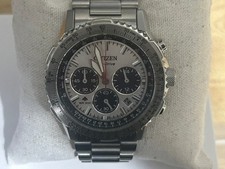 Citizen Promaster Navihawk Chronograph Silver Dial Men's Watch CA4660-61A picture