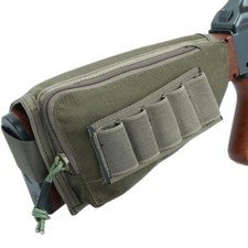 US Tactical Molle Buttstock Shotgun Rifle Shell Holder for Cheek Rest Ammo Pouch picture