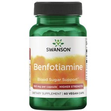 Swanson Benfotiamine - High Potency 160 mg 60 Capsules picture