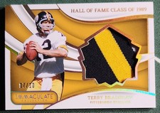 2024 Panini Immaculate Collection Football HOF c/o 1989 Terry Bradshaw 🔥/10 picture