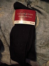 Men's Covington Casual Socks, 3 Pair picture
