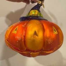 Christopher Radko Ornament Halloween Harvest Grins picture