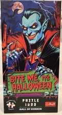 Trefl HALL OF HORROR VAMPIRE 1000 Piece Puzzle HTF IMPORT Bite Me Its Halloween picture
