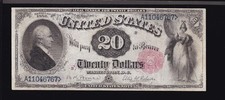 US 1880 $20 Hamilton Legal Tender FR 142 VF-XF (767) picture