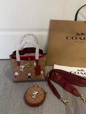 NWT Coach CBF74 Willow Tote Bag 18 Signature Canvas Leather New picture