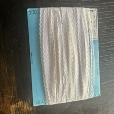 Vintage French Net Lace Trim  18 YDS 90% Cotton picture
