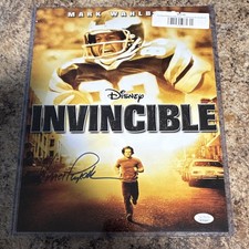 Mark Wahlberg Signed 8x10 Invincible Poster Photo, Original, JSA Authenticated picture