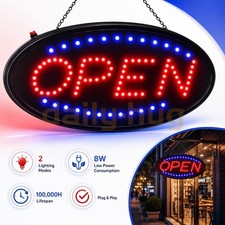 OPEN Business Sign Animated Motion Ultra Bright Store LED Neon Light with ON/OFF picture