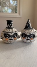 Bethany Lowe - Pumpkin Couple Candy Bowl picture