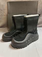 New UGG Men's PeakMod Boot Suede/Textile Boots in Black/Black - Size US 12 picture