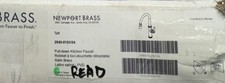 Newport Brass Taft 2940-5103-04 Pull Down Kitchen Faucet,Satin Brass picture